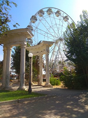 Pobřežní park v Jevpatorii